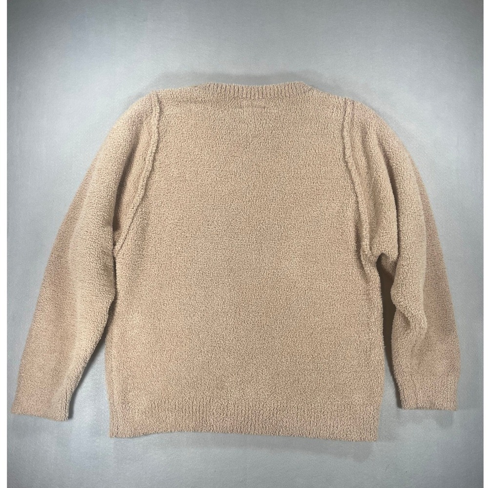 Softies Marshmallow Crew Neck Lounge Sweater Tan Beige Pullover S - Picture 3 of 7